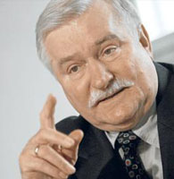 Lech Wałęsa, former president of Poland